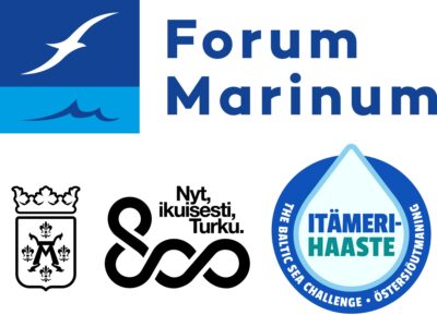Forum marinum X Turku X itämerihaaste logokollaasi